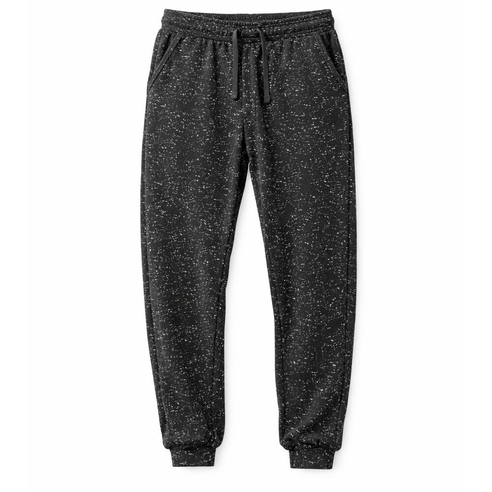 Rewash boy men jogger sweatpants size Small black speckle pants drawstring